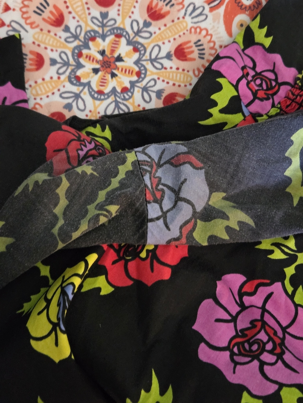 Nooworks Black Floral Jumpsuit Xxl - Picture 6 of 7